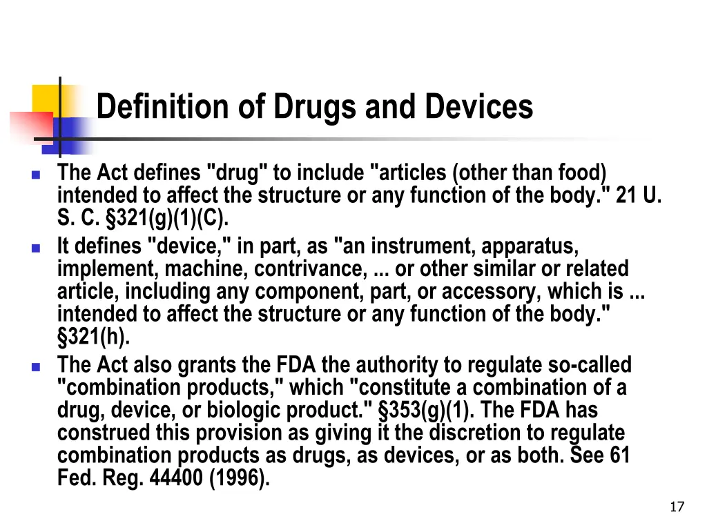 definition of drugs and devices