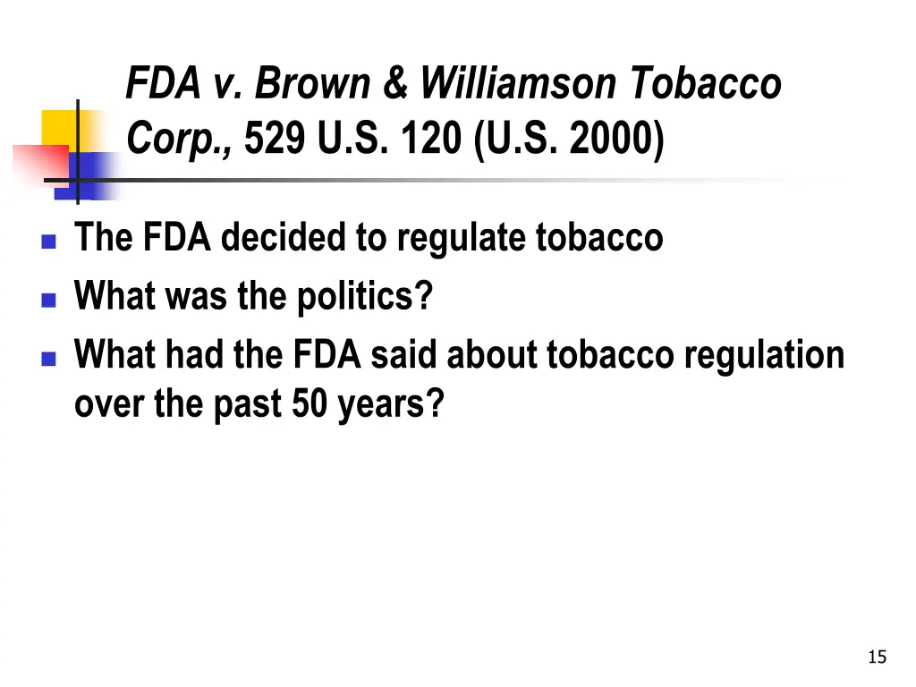 fda v brown williamson tobacco corp