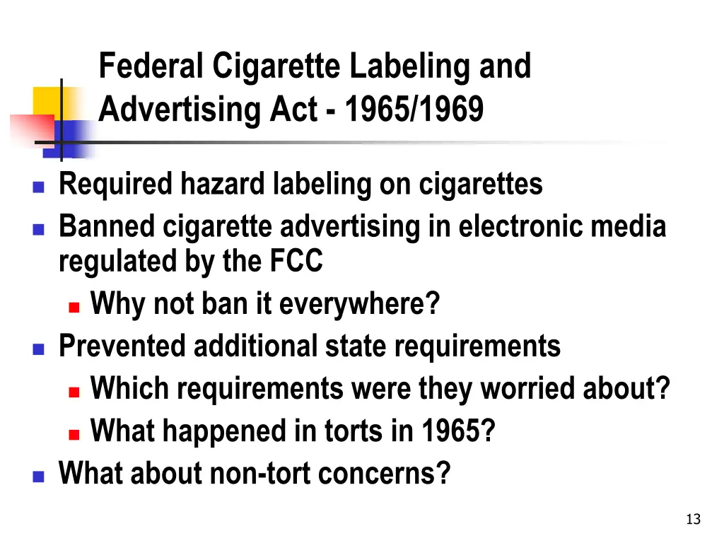 federal cigarette labeling and advertising