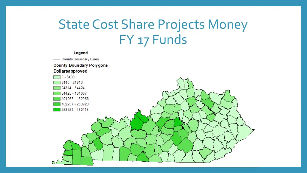 state cost share projects money fy 17 funds