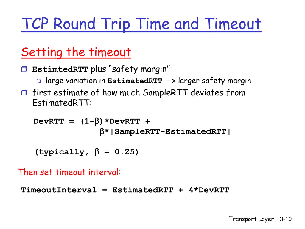 tcp round trip time and timeout 2