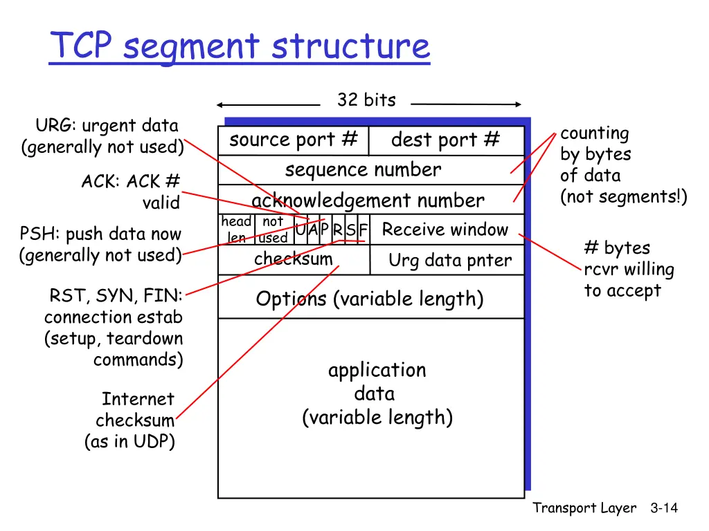 tcp segment structure