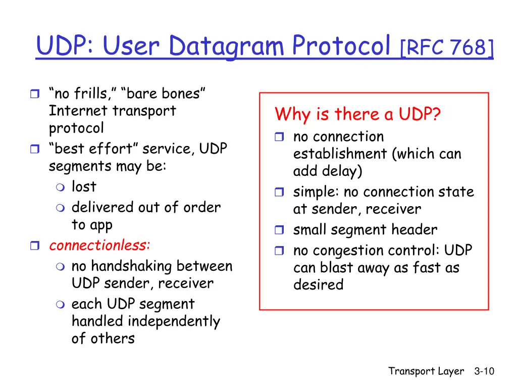 udp user datagram protocol rfc 768