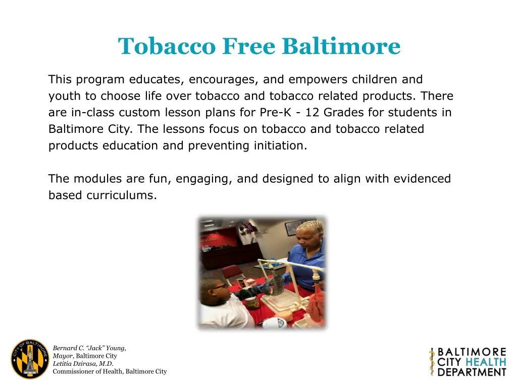 tobacco free baltimore 1