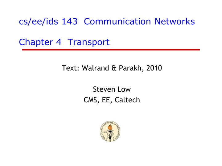 cs ee ids 143 communication networks