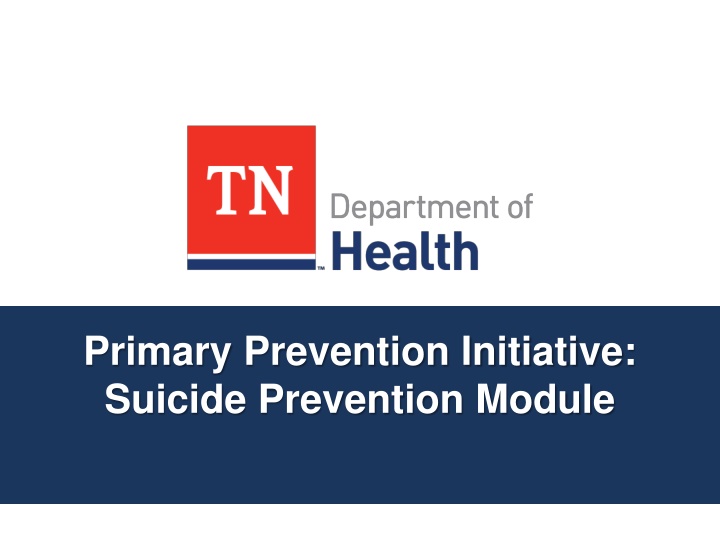 primary prevention initiative suicide prevention