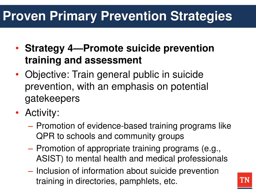 proven primary prevention strategies 3