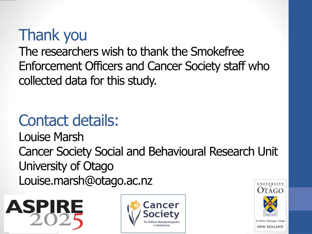 thank you the researchers wish to thank