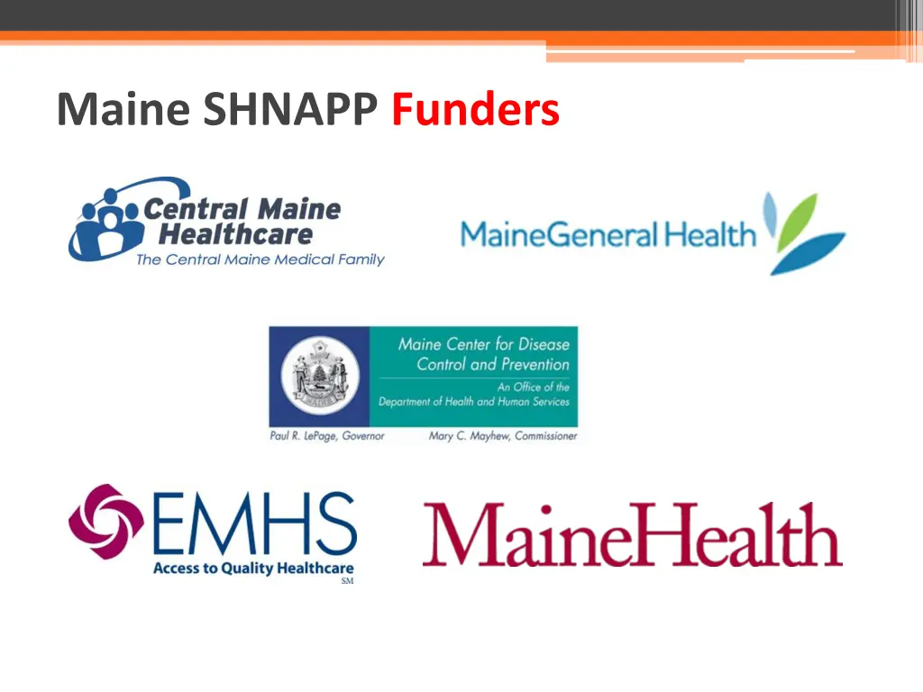 maine shnapp funders