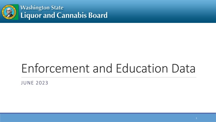 enforcement and education data