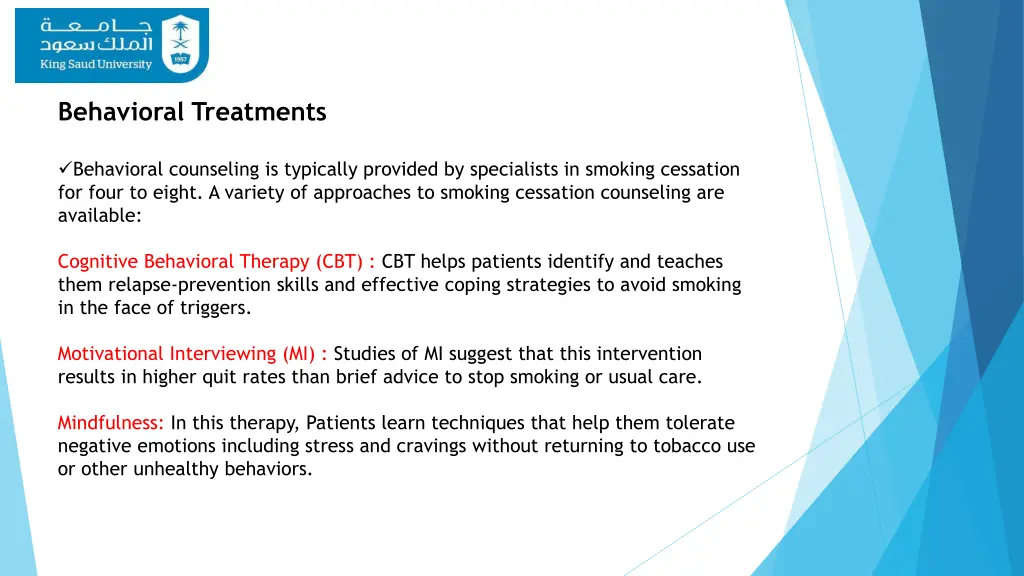 behavioral treatments