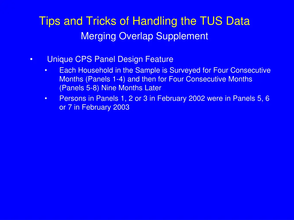 tips and tricks of handling the tus data merging 2