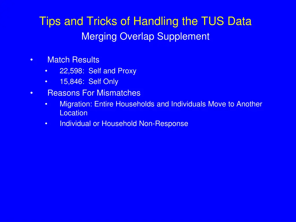 tips and tricks of handling the tus data merging 4