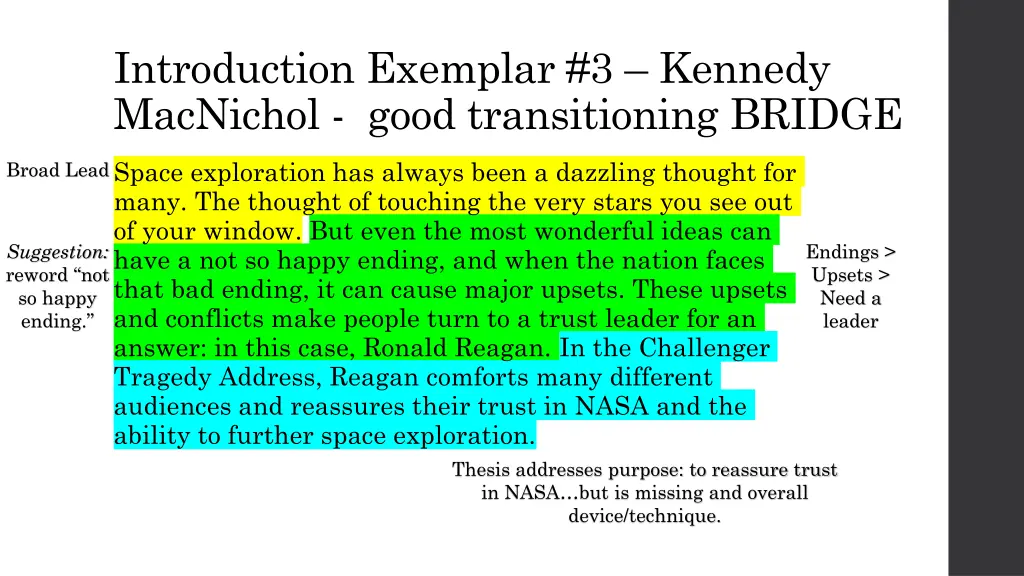 introduction exemplar 3 kennedy macnichol good