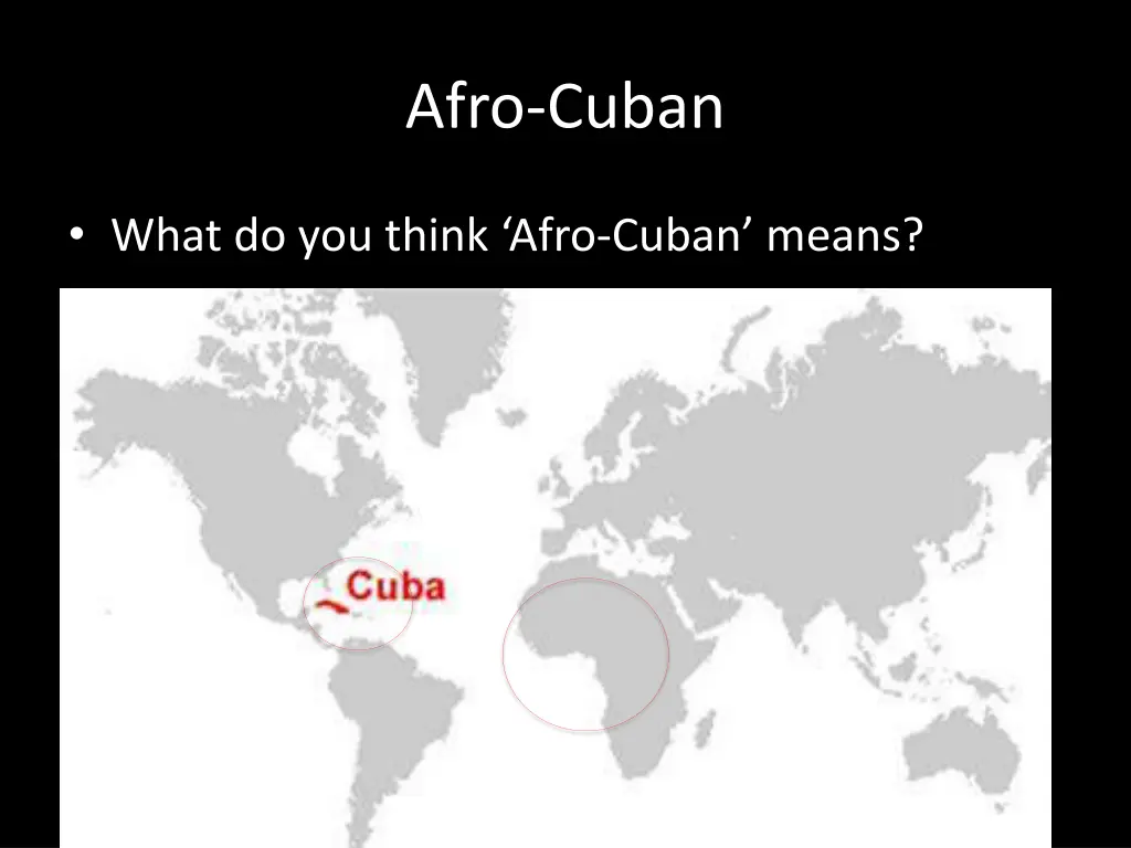 afro cuban