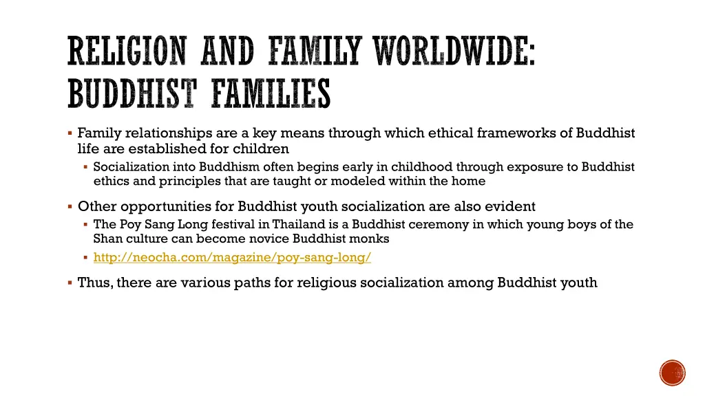 religion and family worldwide buddhist families 1