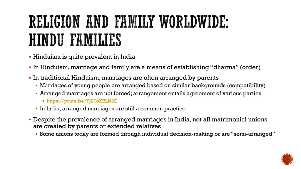 religion and family worldwide hindu families