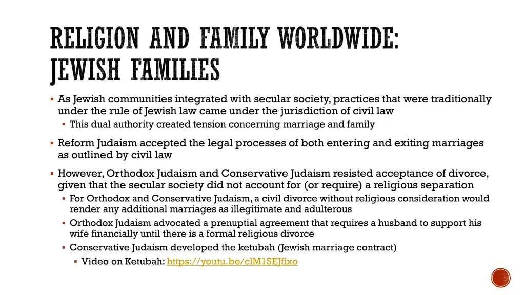 religion and family worldwide jewish families 1