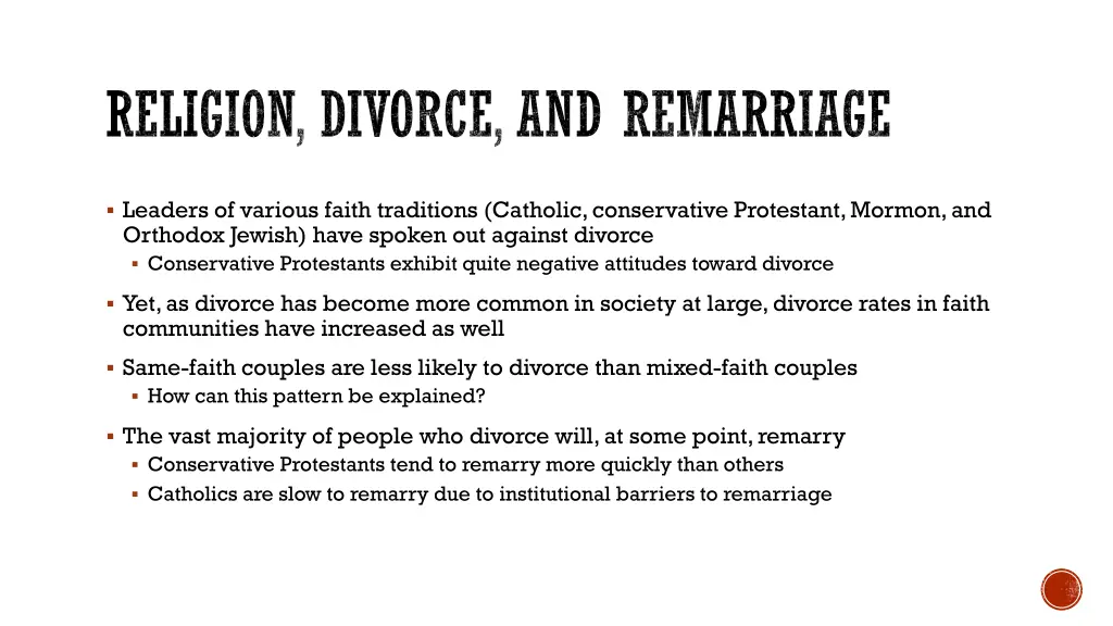 religion divorce and remarriage 1