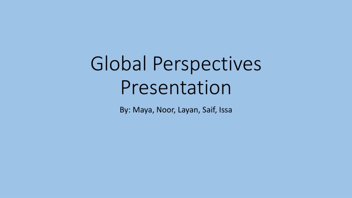 global perspectives presentation