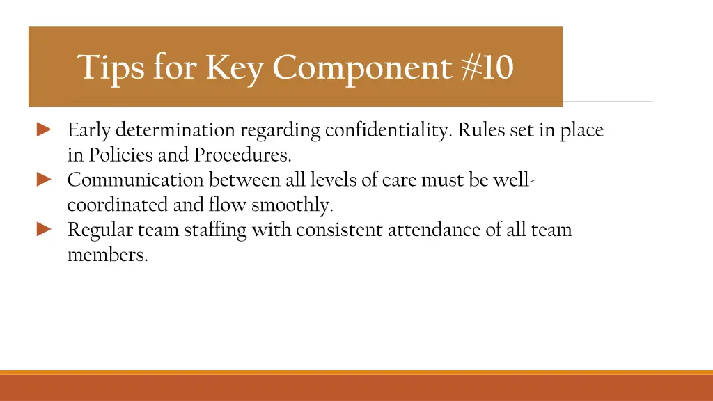 tips for key component 10