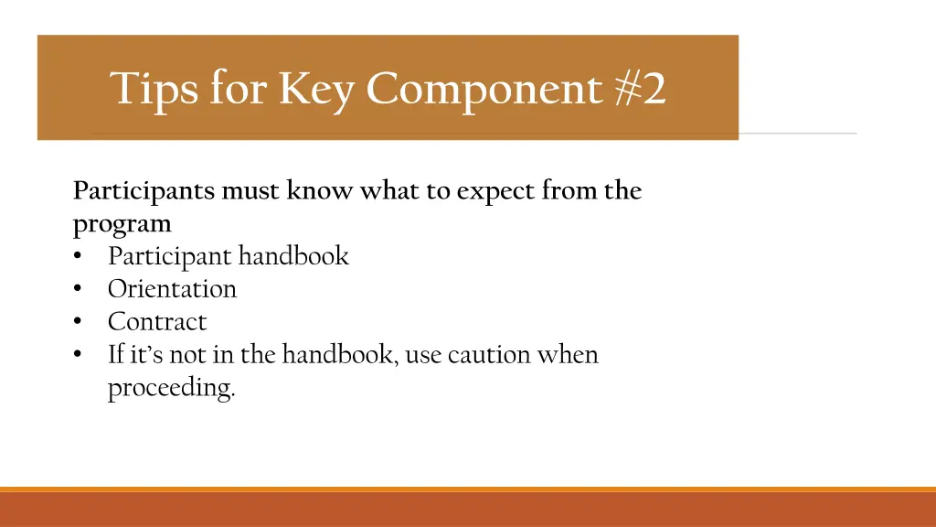 tips for key component 2 1