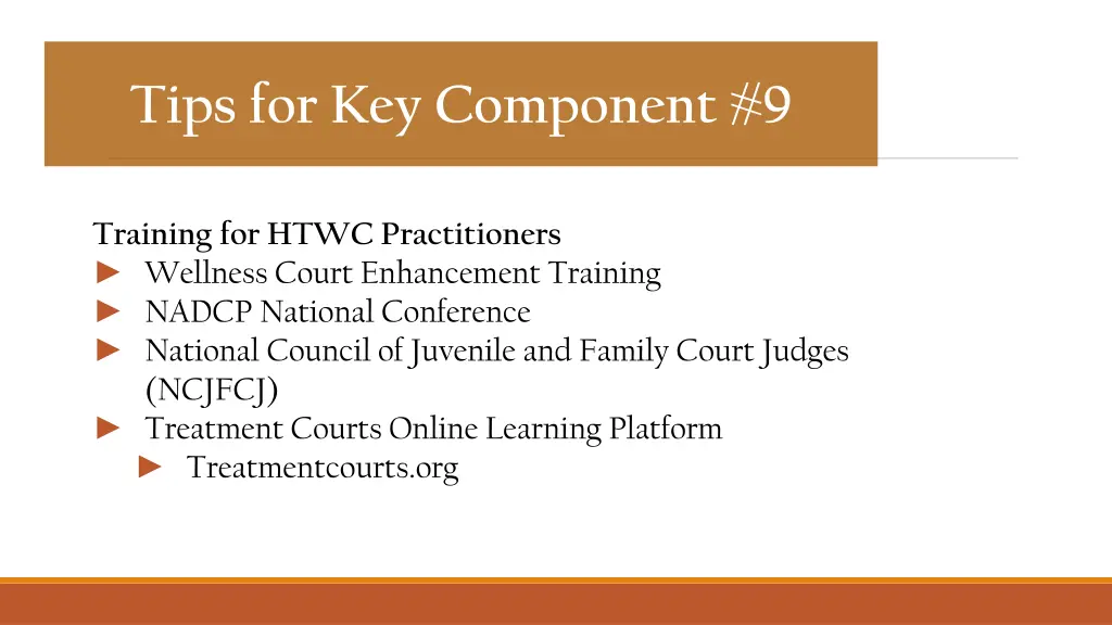 tips for key component 9