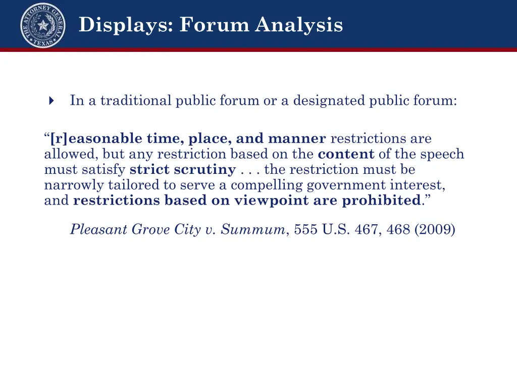 displays forum analysis 1