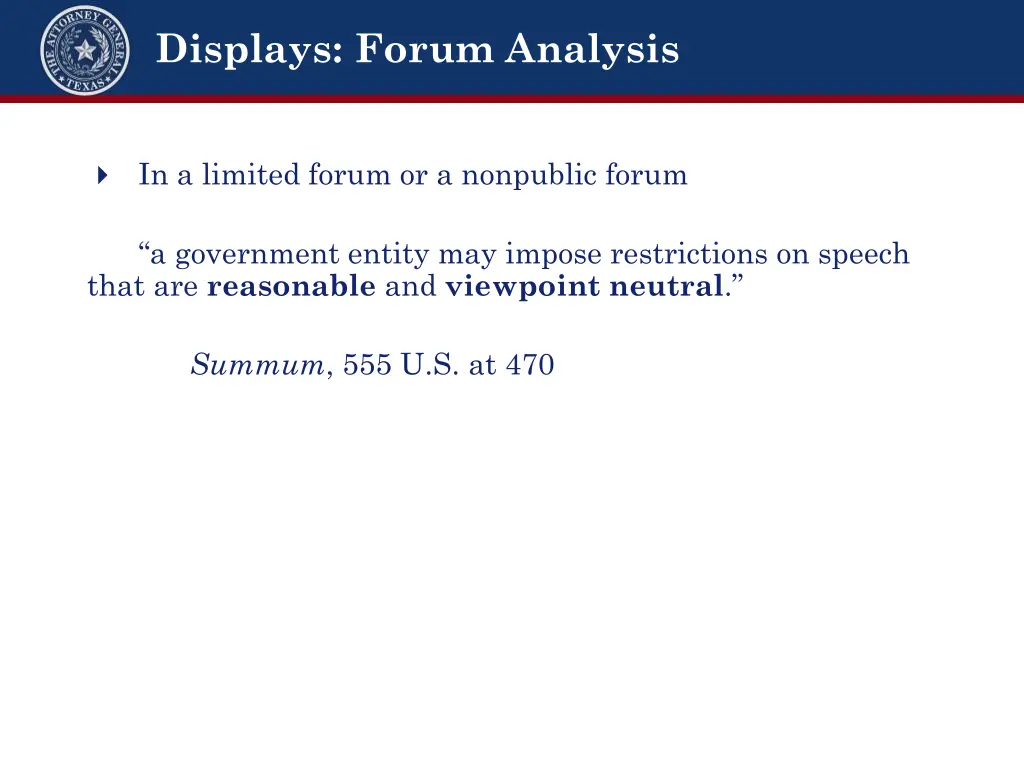 displays forum analysis 2