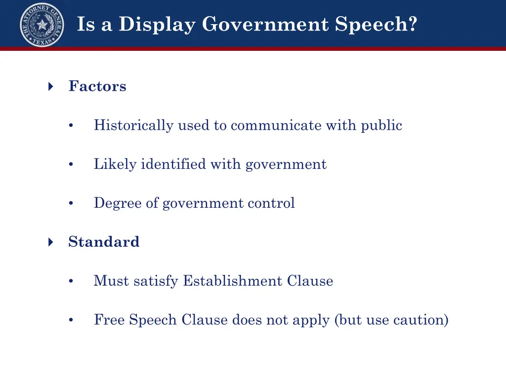 is a display government speech