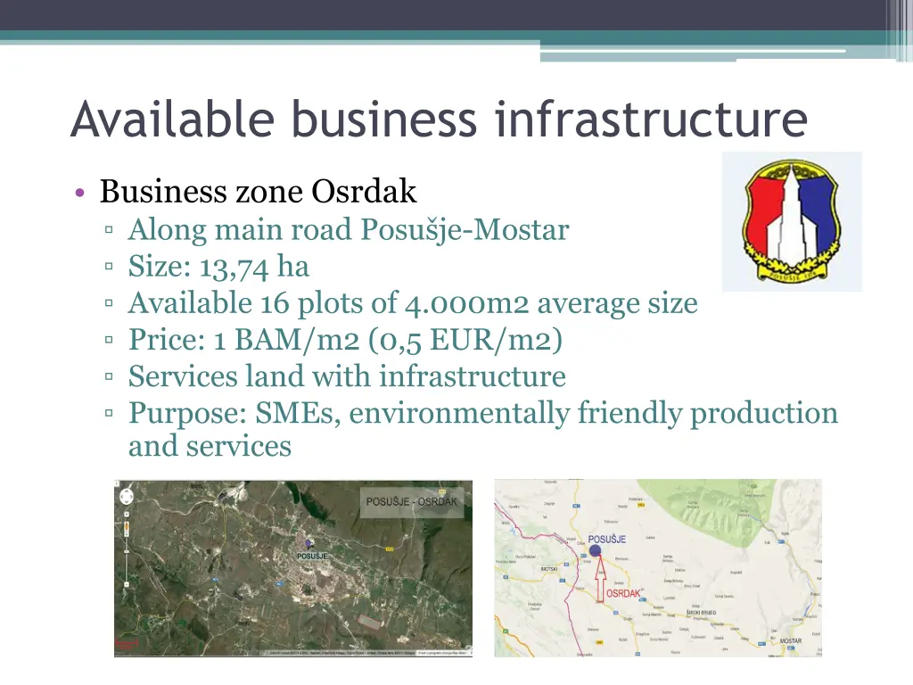 available business infrastructure