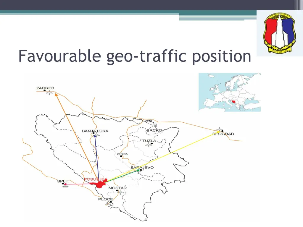 favourable geo traffic position