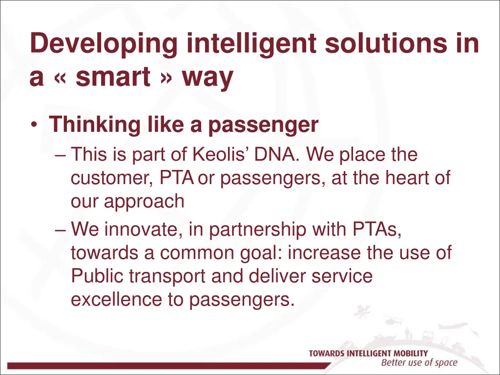 developing intelligent solutions in a smart way