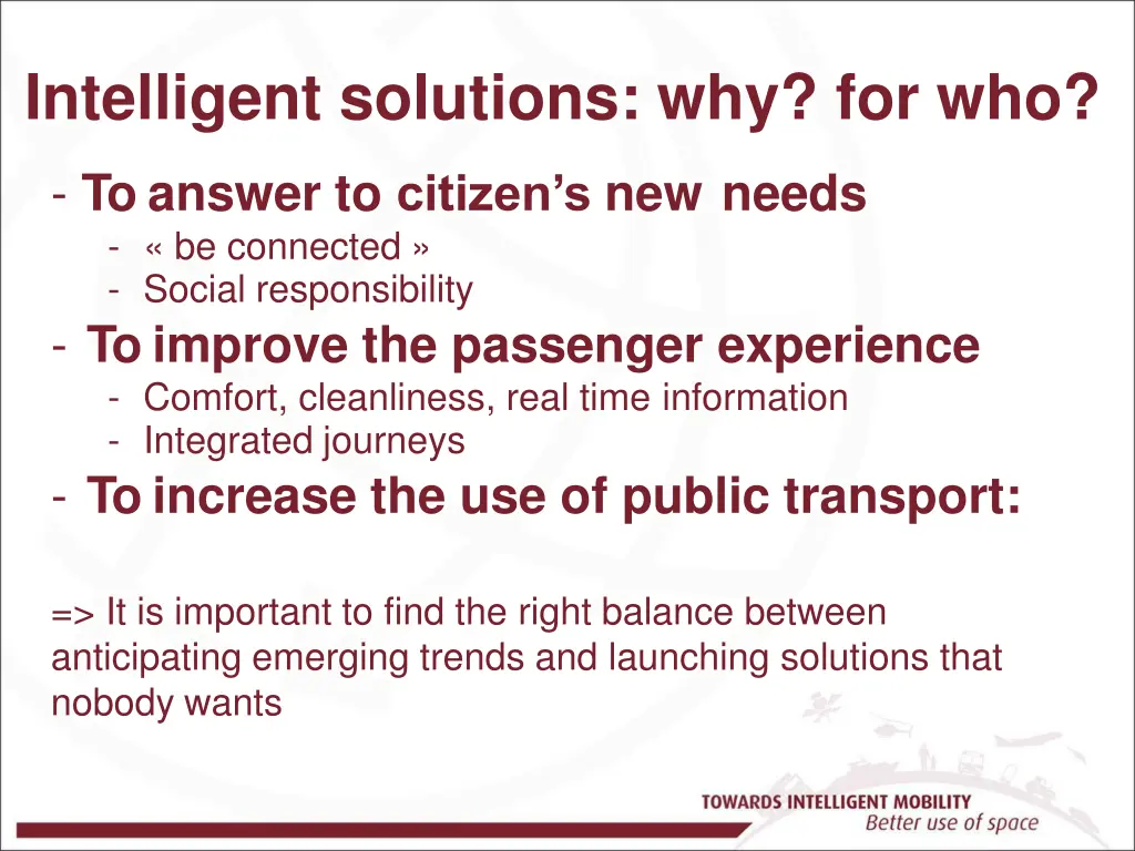 intelligent solutions why for who