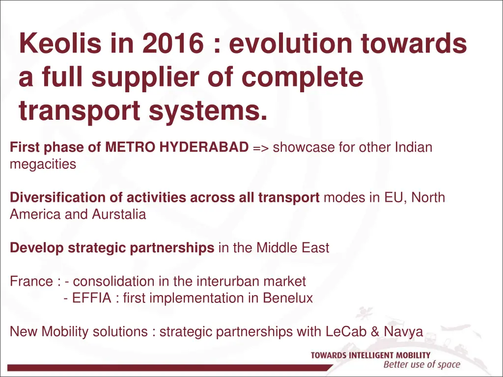 keolis in 2016 evolution towards a full supplier