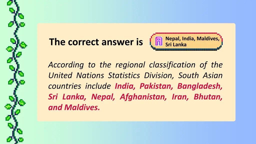 nepal india maldives sri lanka