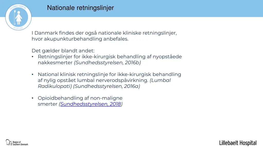 nationale retningslinjer