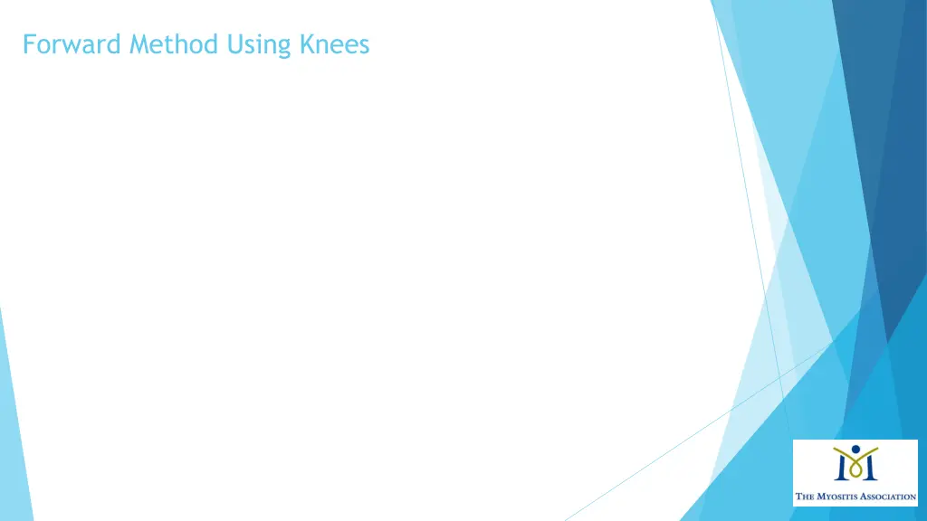 forward method using knees