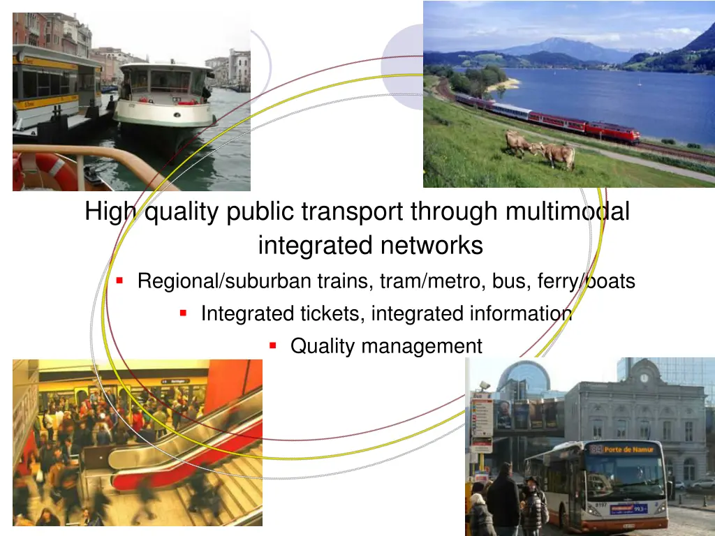 high quality public transport through multimodal