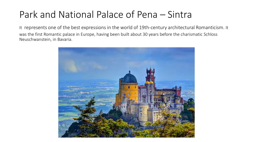 park and national palace of pena sintra