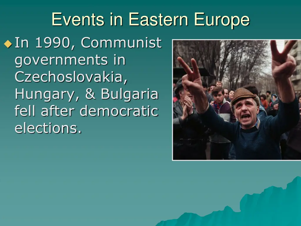 events in eastern europe in 1990 communist