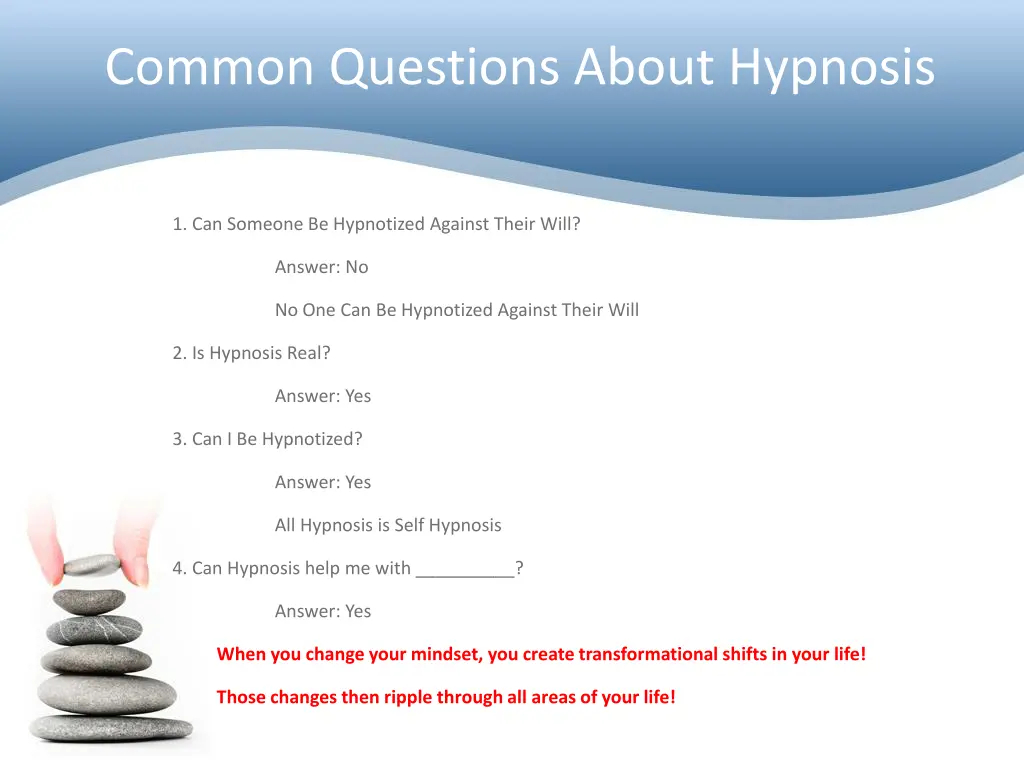 common questions about hypnosis