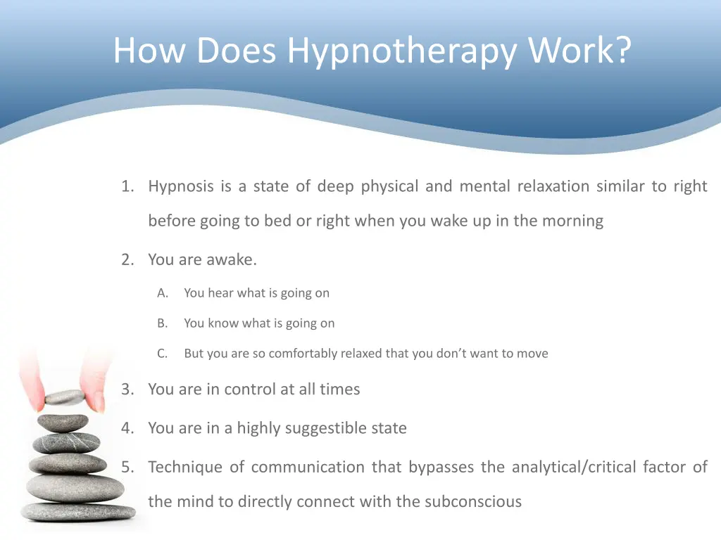 how does hypnotherapy work