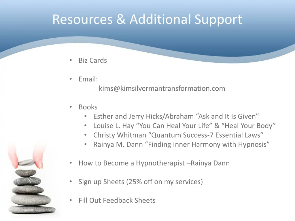 resources additional support