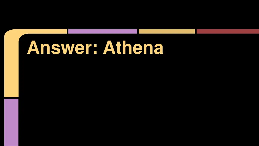 answer athena