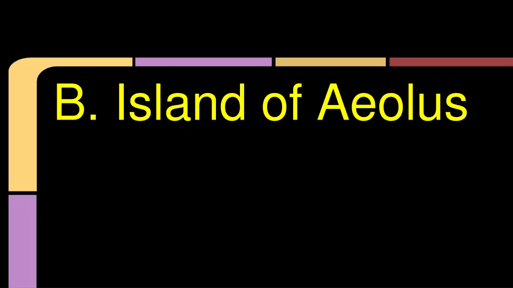 b island of aeolus