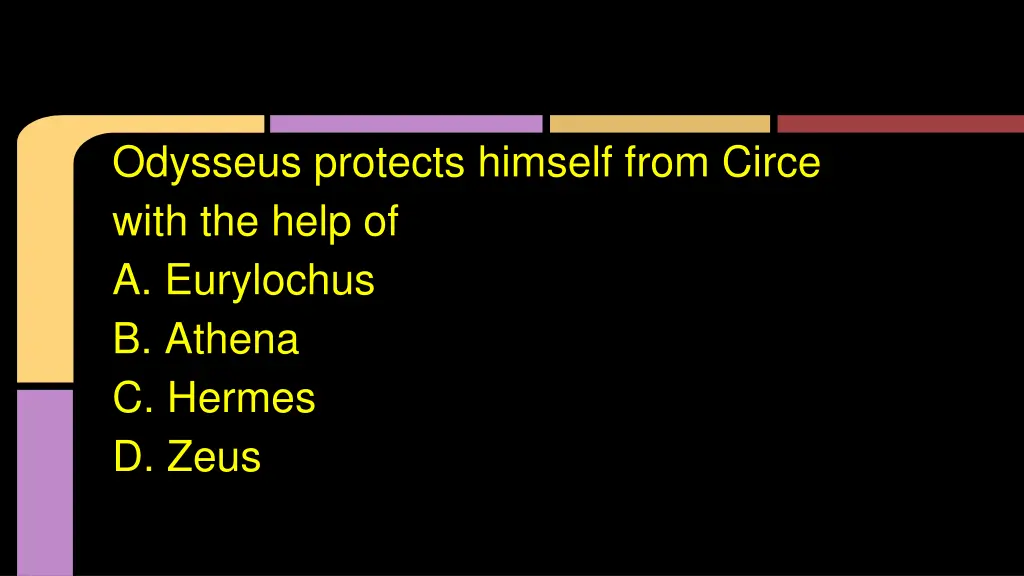 odysseus protects himself from circe with