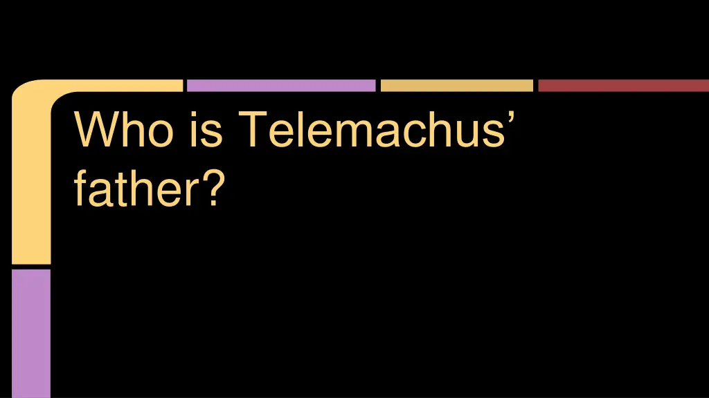 who is telemachus father