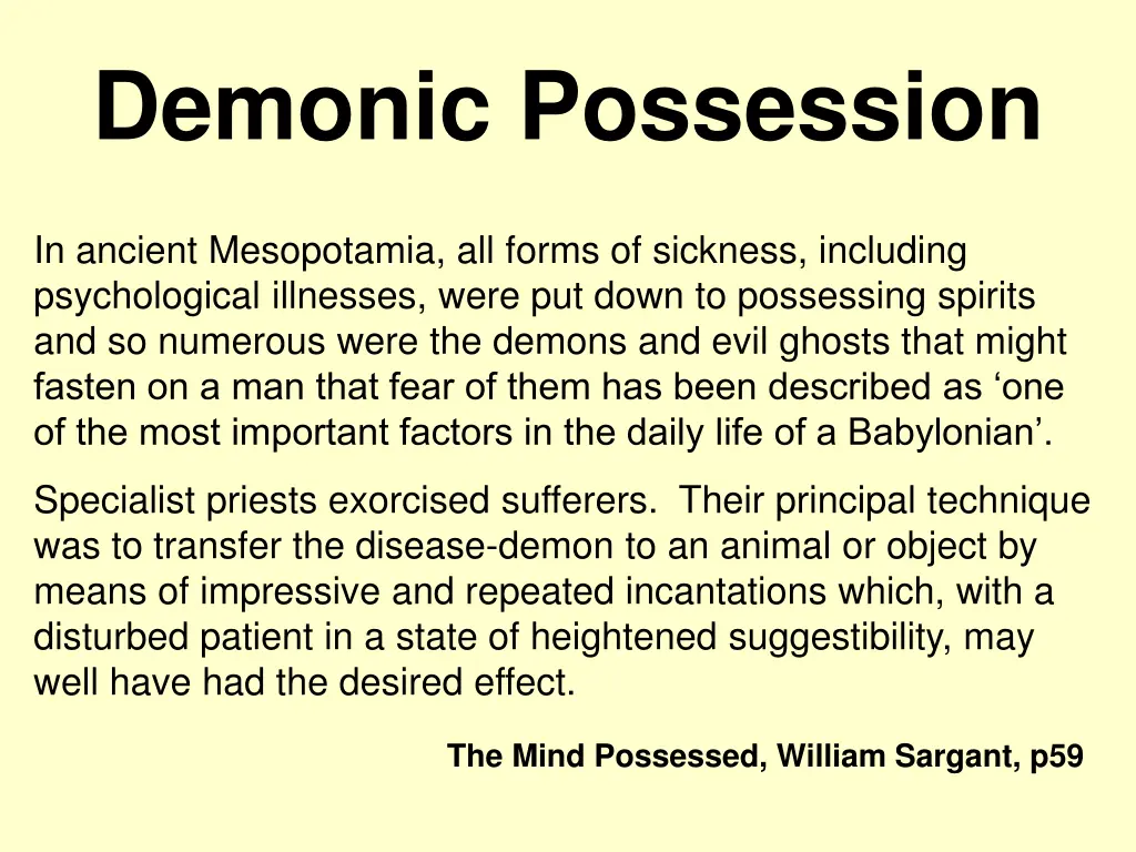 demonic possession 1