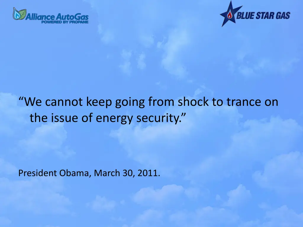 we cannot keep going from shock to trance